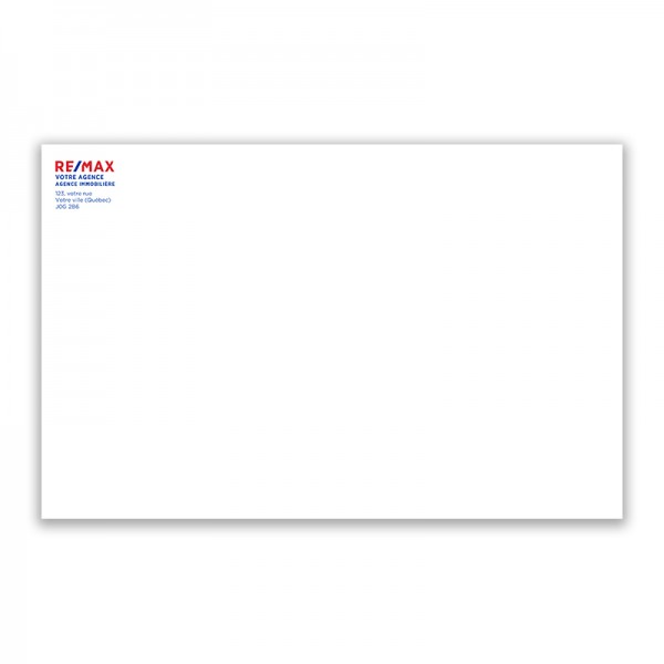 Enveloppes (9.5x14.75) 2 couleurs, RENV02