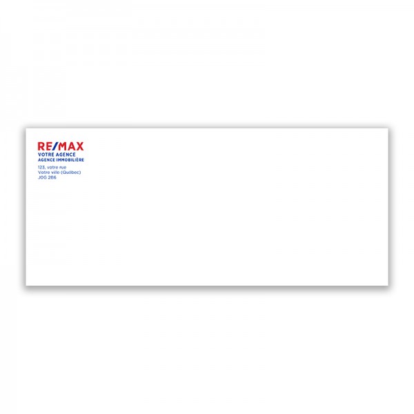 Enveloppes no.10 (9 1/2 x 4 1/8) 2 couleurs, RENV10